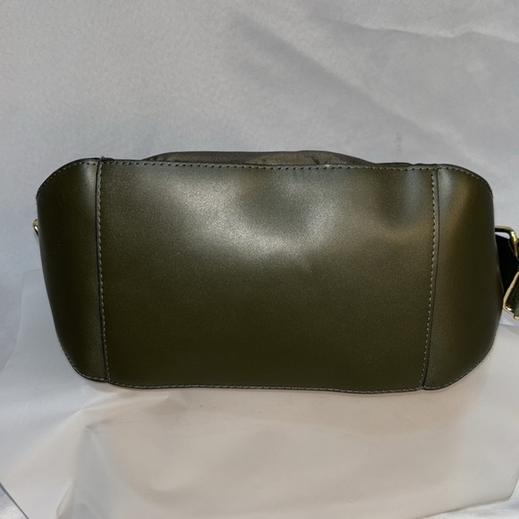A New Day Nylon Convertible Shoulder Bag Top Zip Closure, Green - Picture 5 of 6